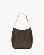 YSL LE 5 À 7 Supple Large in Grained Leather - Image 4